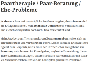 Bild von Psycho-therapeutische Behandlung Heilpraktiker (Psychotherapie)